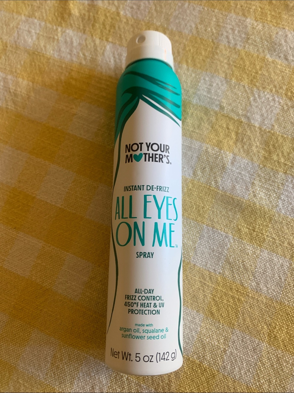 All Eyes On Me Instant De-Frizz Spray — Teal & White